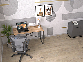 Стіл письмовий Line Ascet 120*50 см дуб евок ТМ ARTinHEAD, фото 6