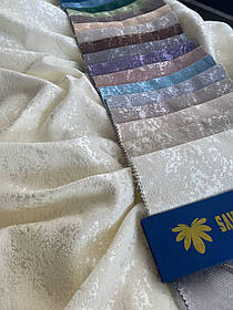 Штора мармур молочний