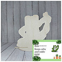 Дерев'яна заготовка під вишивку "Жаба №4"