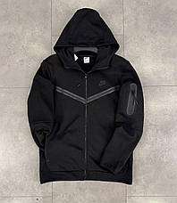 Кофта, зипка Nike Tech fleece з капюшоном, фото 4