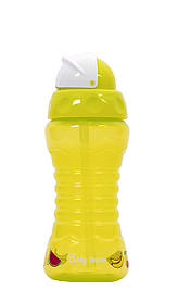 Поїльник для подорожей з трубочкою 10+ Baby team 300 мл Зелений