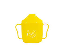 Поїльник зі спаутом 6+ Baby team 180 мл Жовтий