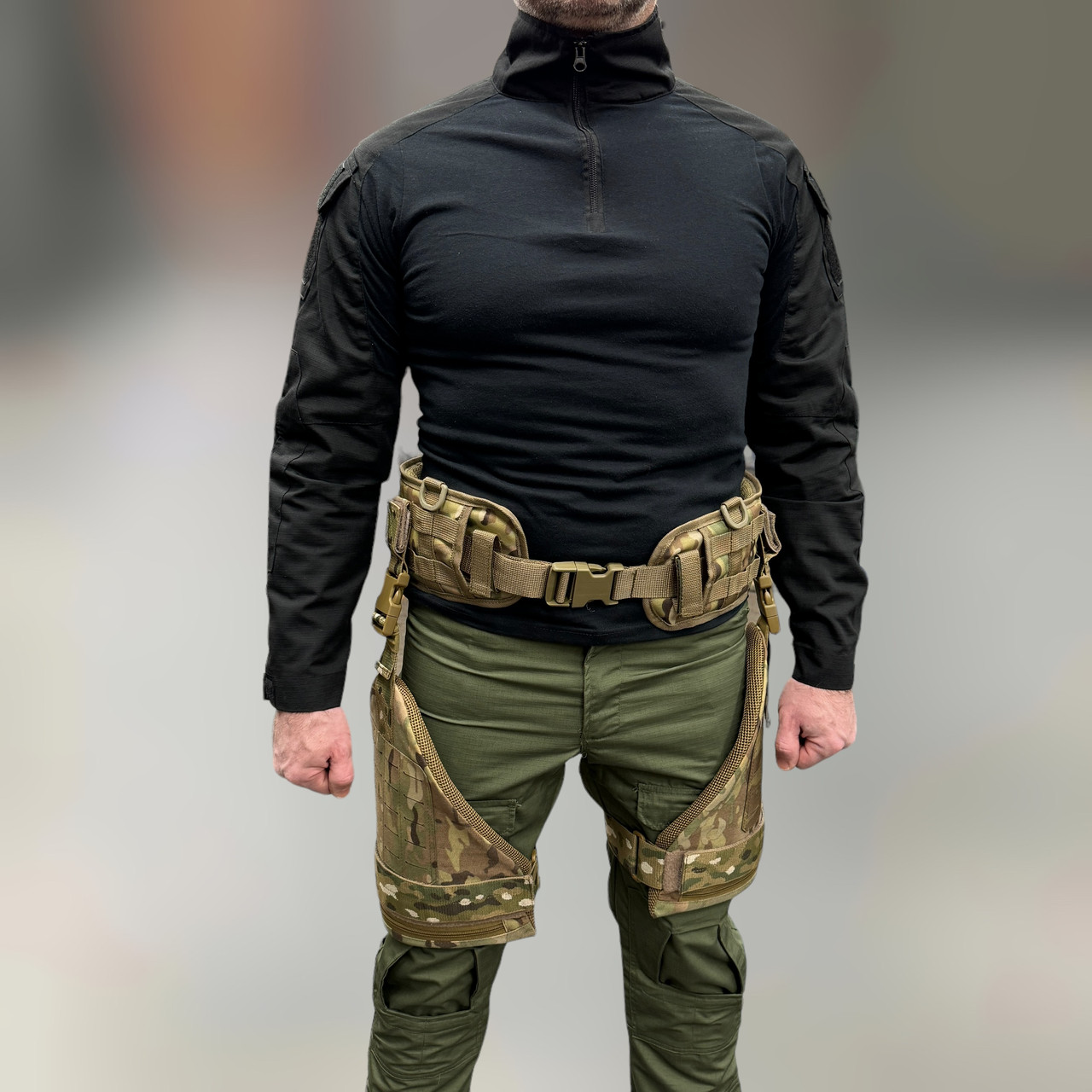 Балістичний захист стегон 2 класу, Розширений, Мультикам, захист ніг від уламків, балістичний пакет 2 класу