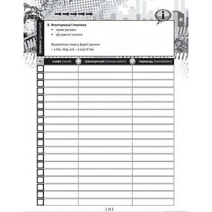 Зошит-словник з іноземної мови «Найрозумніший» 40л, м. обл. / Патріотичне авто, фото 3