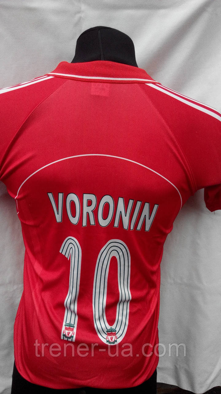 Футбольна форма Ліверпуль/Voronin дитяча футбольна форма/розпродаж форми Ліверпуль/дешева форма для ігор