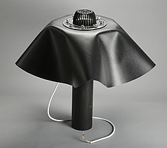 Лійка покрівельна з фартухом і системою нагрівання DN 110, патрубок 100 мм