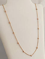 Золотий ланцюжок із кульками Ukr-gold