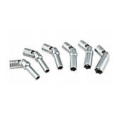 Набір торцевих ключів з шарніром для свічок розжарювання 3/8" (8-16 мм) 6 шт. Falcon F08420, фото 3