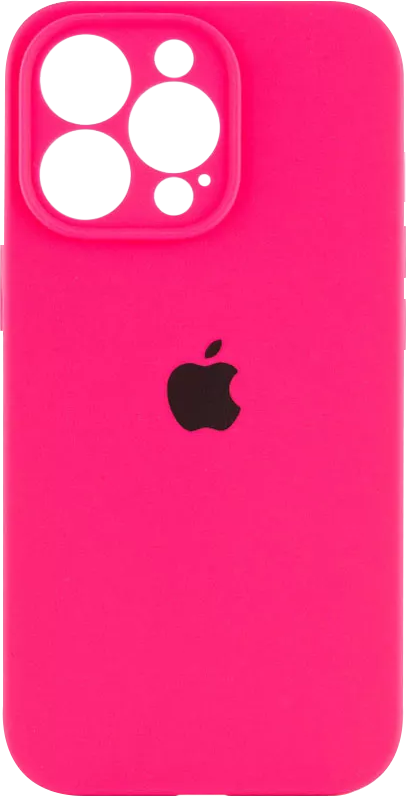 Накладка iPhone 14 Pro Max hot pink Full Camera Soft Case