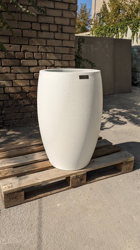 Вазон бетонний - Ленора В670мм х Д430мм сірий, фото 1