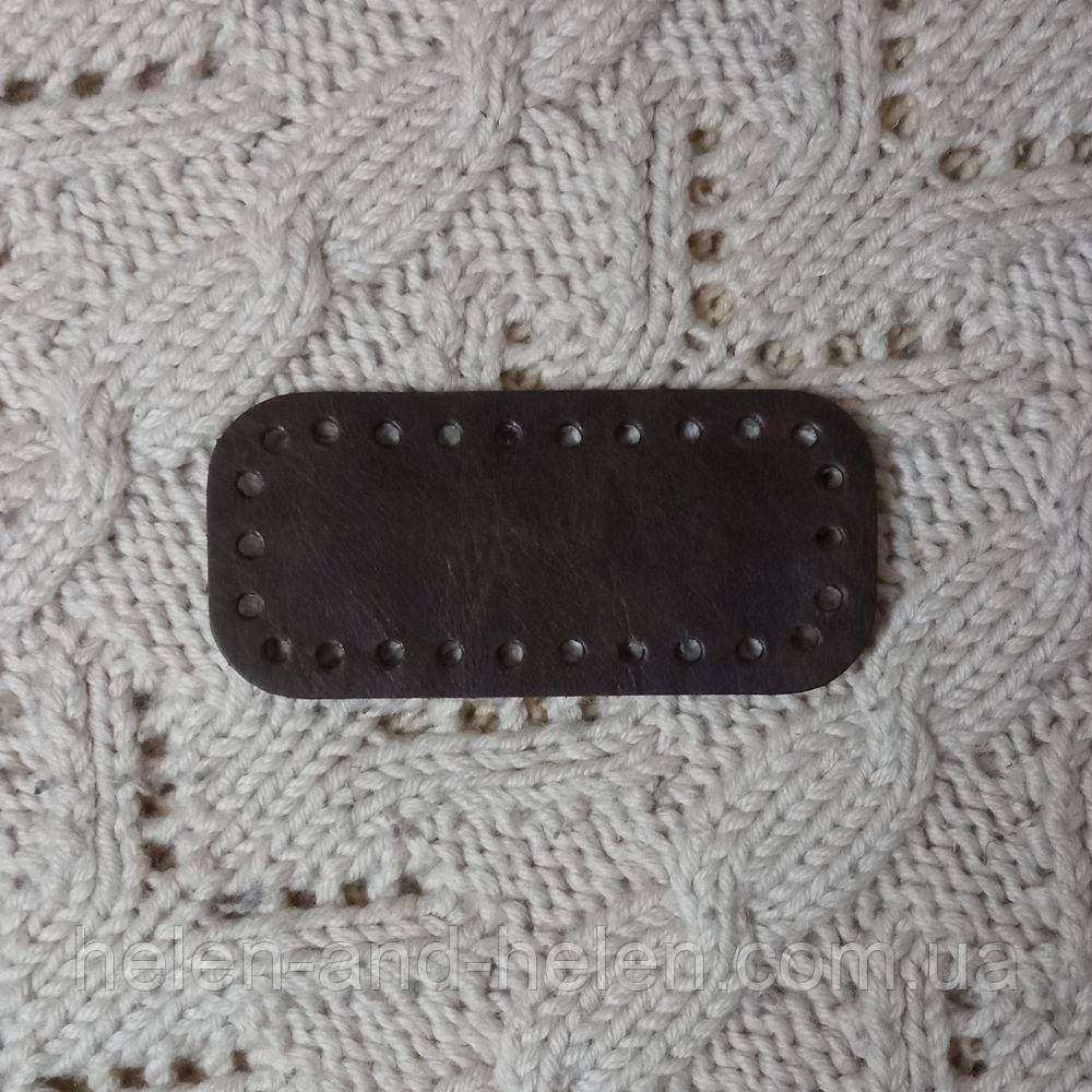 Денце для в'язаних міні сумочок. Колір «Коричневий», фото 1