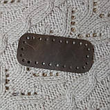Денце для в'язаних міні сумочок. Колір «Коричневий», фото 2