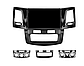 Магнітола Toyota Hilux Fortuner 2007-2015 на Android 4+64Гб 4G, фото 4