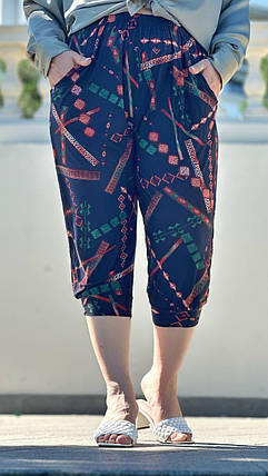 Стильні жіночі бріджі, тканина "Масло" 56, 58, 60 розмір 56, фото 1