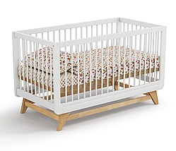 Ліжко-трансформер з масиву бука baby lux ТМ Mobler, фото 3