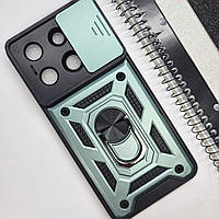 Протиударний чохол із закритою камерою шторкою кільцем на Xiaomi Redmi Note 13 4g / на телефон редмі нот 13