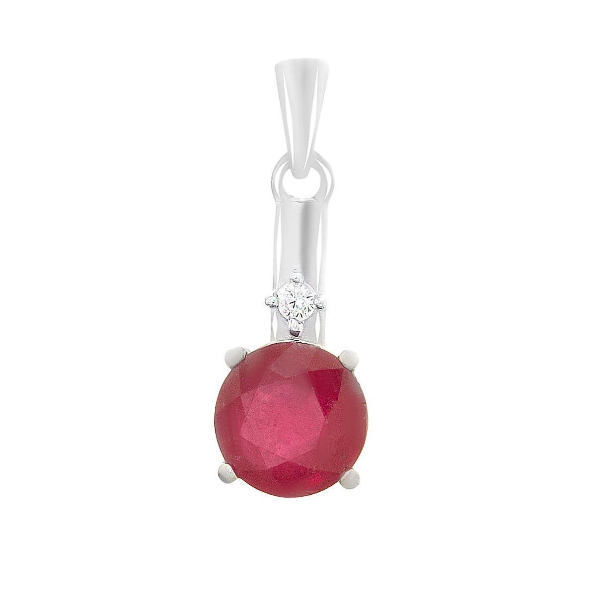 Срібна підвіска ortex з рубіном 2.527ct (2157960)