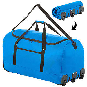 Легка дорожня сумка на колесах TravelZ Wheelbag, 100 л (Blue)