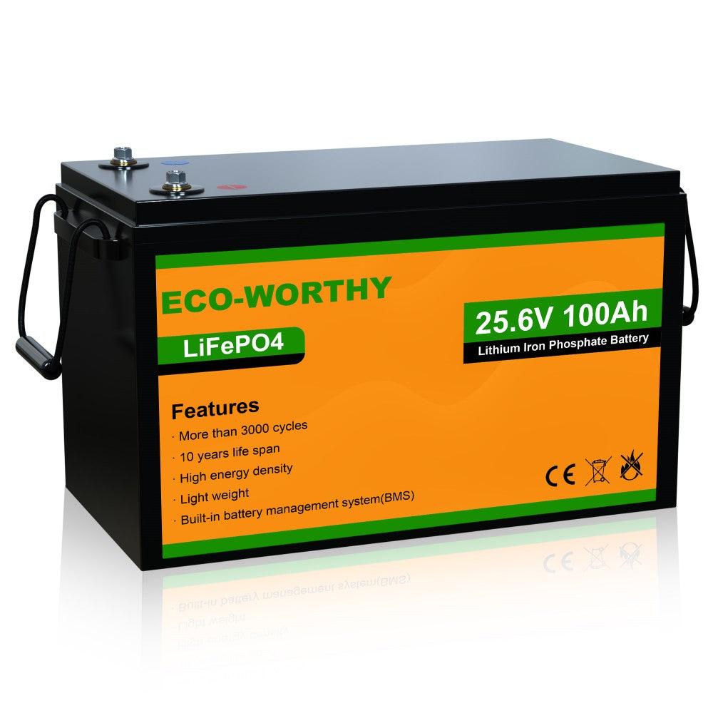 Акумулятор літий-залізо-фосфатний ECO-WORTHY 24V 100Ah LiFePO4 (L13080202061), фото 1