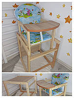 Дитячий стільчик трансформер для годування