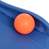Гірка дитяча з баскетбольним кільцем L-CC01, Синій, фото 5