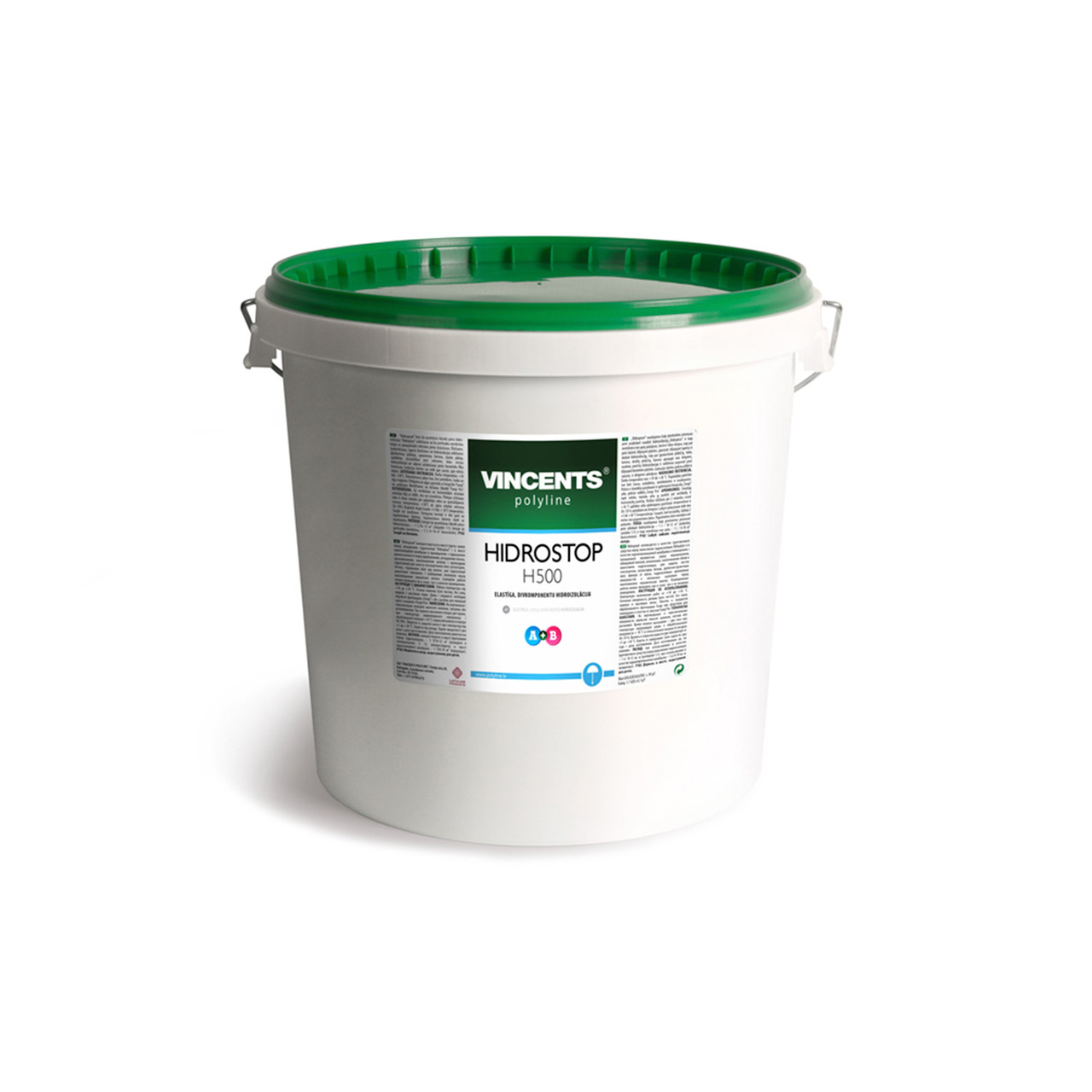 Суміш гідроізоляційна двохкомпонентна Hidrostop H500 12.5kg+ 5L