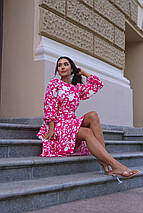 Плаття софт міді з довгими рукавами розміри норма, фото 2