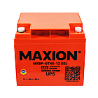 Акумулятор тяговий Maxion MXBP-OT 45-12 GEL (12V, 45Ah, -/+), фото 2