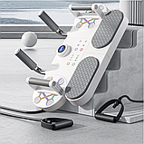 Платформа дошка для віджимань та планки Multifunctional Push Up Board Тренажер стійка з еспандерами та таймером, фото 3