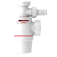 Сифон для кухонної мийки Neo Air 11⁄2" × Ø 40 мм з підведенням WIRQUIN (9542321)