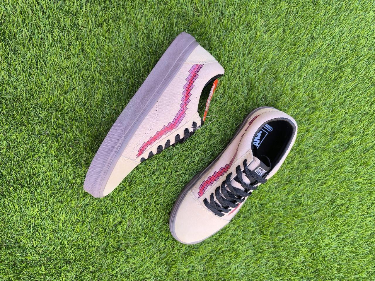 СКИДКА 42 р VANS NINTENDO GAME OVER OLD SKOOL замшеві демі демісезон ванси нінтендо бежеві сірі