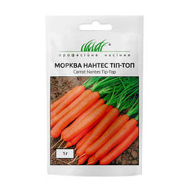 Морква Нантес Тіп Топ середньо-рання 1 г ТМ Професійне насіння