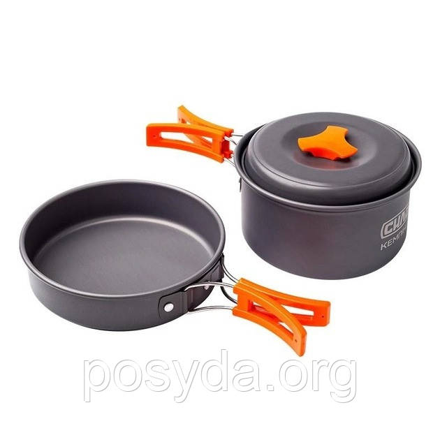Набір туристичного посуду для походів СИЛА (каструля + сковорода) (960552), фото 1