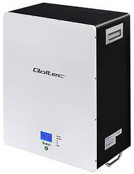 Накопичувач енергії LiFePO4 Qoltec 9.6кВтч 48 В BMS LCD (Система акумуляції енергії) Qoltec LiFePO4 <unk> 9.6kWh<unk> 48V