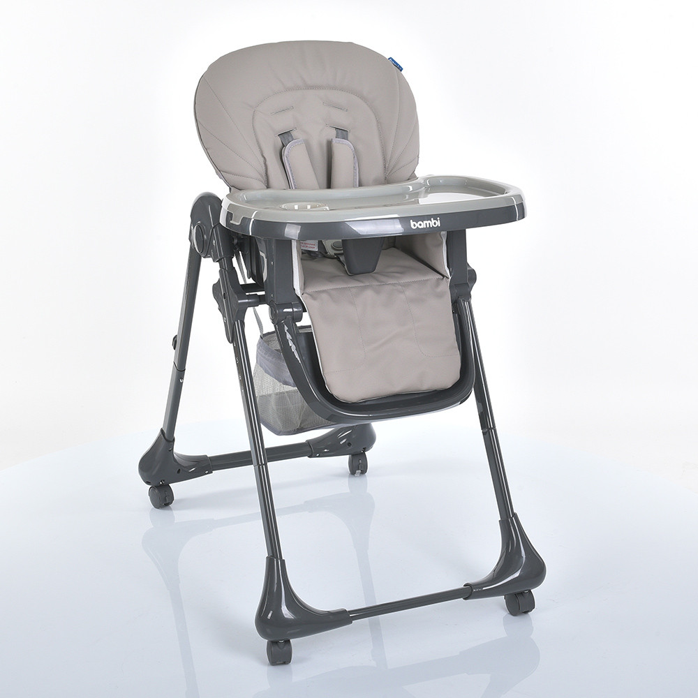 Стільчик для годування Bambi M 3233L-G Beige Бежевий, фото 1