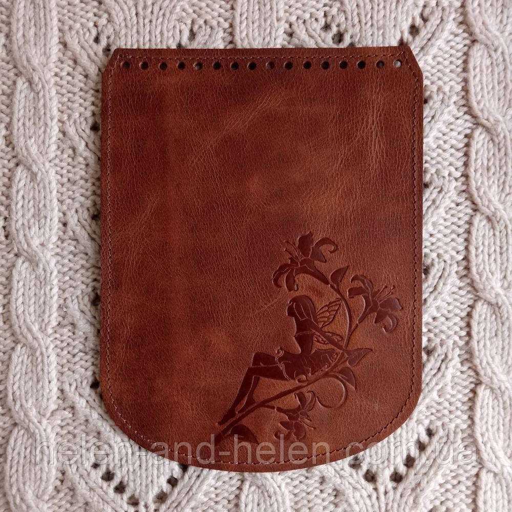 Клапан для рюкзака "Фея". Колір "Коньячний"., фото 1