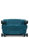 Валіза мала S поліпропілен зелена 55х38х24+5см/47л/2.8кг/Worldline 287, фото 7