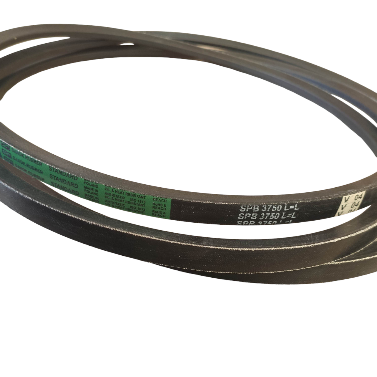 Ремінь приводний SPB-3750 Польща на верхній вал колосового елеватора на комбайн Акрос, фото 1