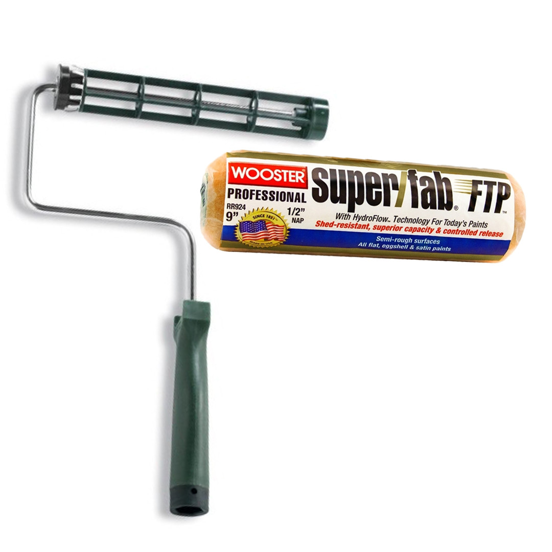 Набір малярський Super Fab ручка Wooster Frame 23см + валик 23см