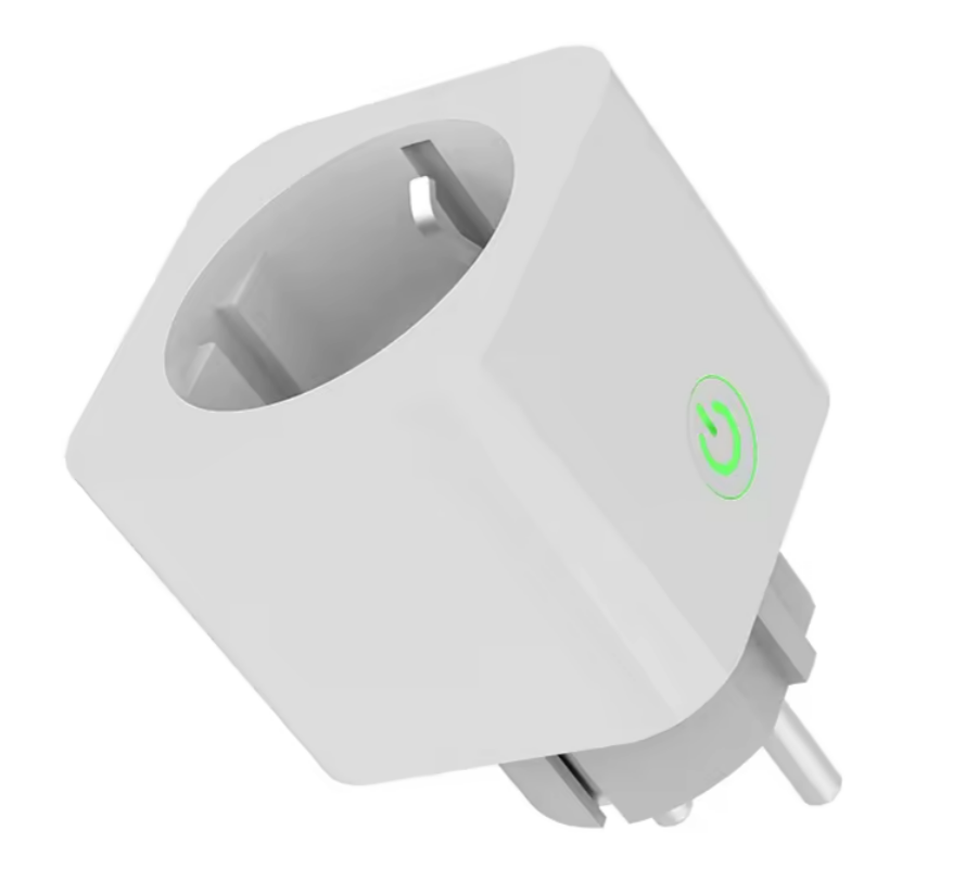 Розумна Wi-Fi розетка-перехідник 1DAL + Моніторінг Енергоспоживання | Tuya 10 А (Y802M-GE)