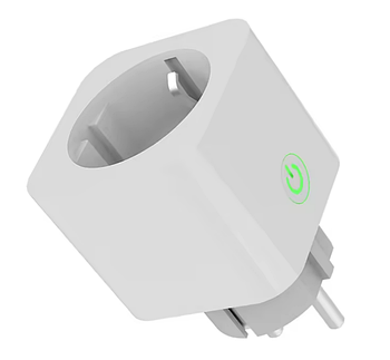 Розумна Wi-Fi розетка-перехідник 1DAL + Моніторінг Енергоспоживання | Tuya 10 А (Y802M-GE)