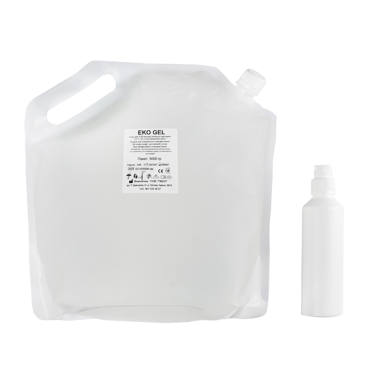 Гель для УЗД прозорий Eko Gel 5000 г.
