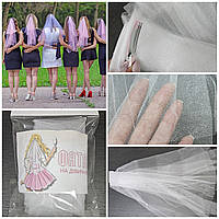 Фата для дівич-вечора - біла