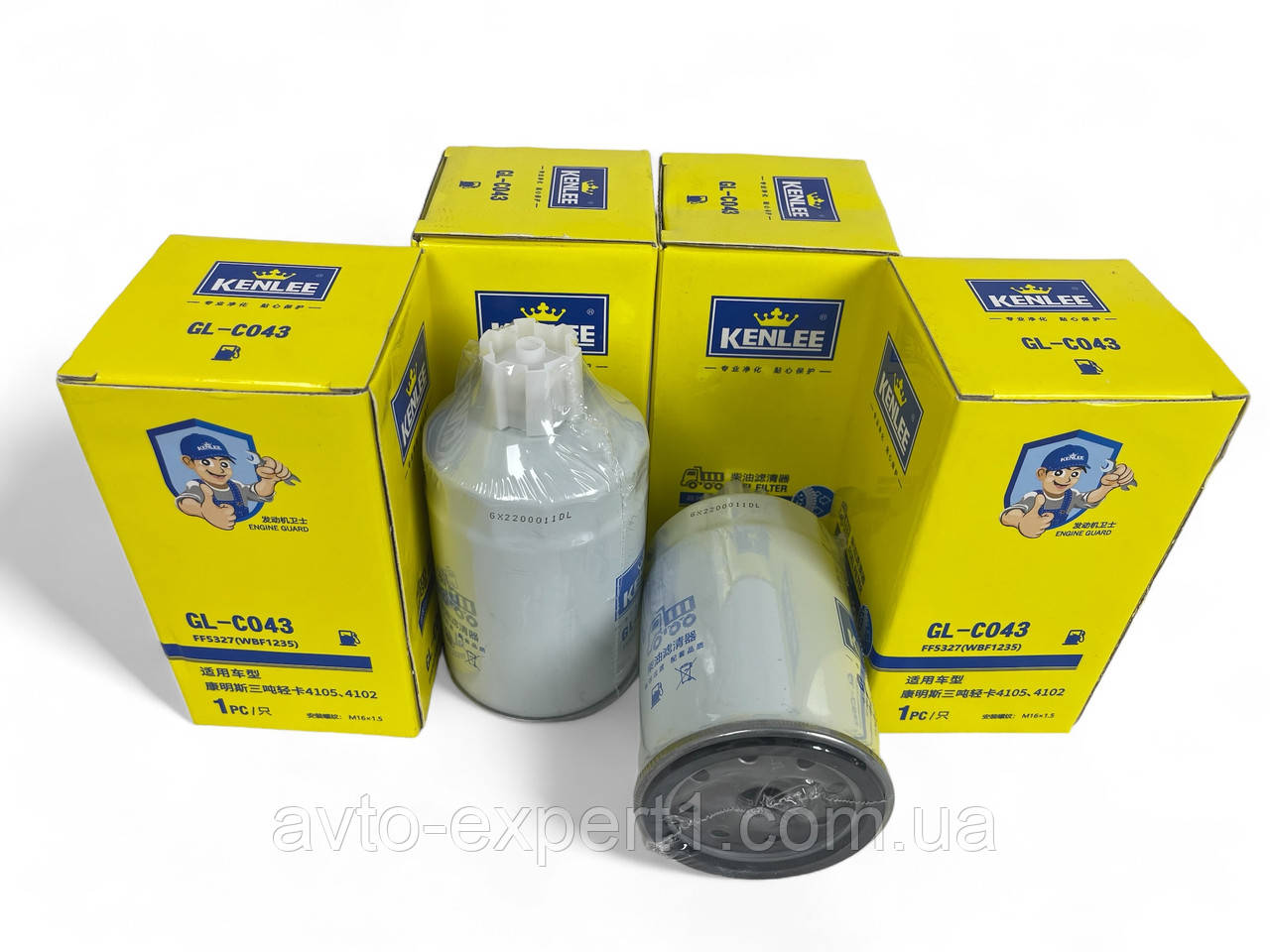 Фільтр паливний FF5327 DF1064, DF1074 Богдан DF47 (СUMMINS) CX0710B, DX150, WBF1235 9008595(16232127R), фото 1