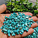 Крихта Бірюза  5-7 мм без отвору, галтовка з натурального каменю, ціна за 10 грам, фото 2