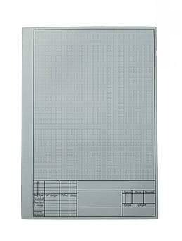 Папір для креслення зі штампом в крапку А4 (210х297 мм) 190 г/м2 10 аркушів