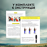 Палиці для скандинавської ходьби, Трекінгові палиці для гір походу, Туристичні палиці Hechpro чорні 3924, фото 10