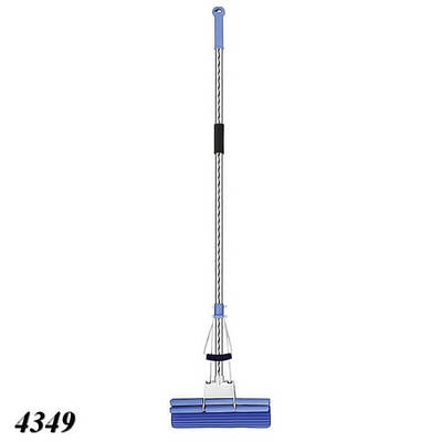 Швабра з подвійним віджимом металева 26х114 см