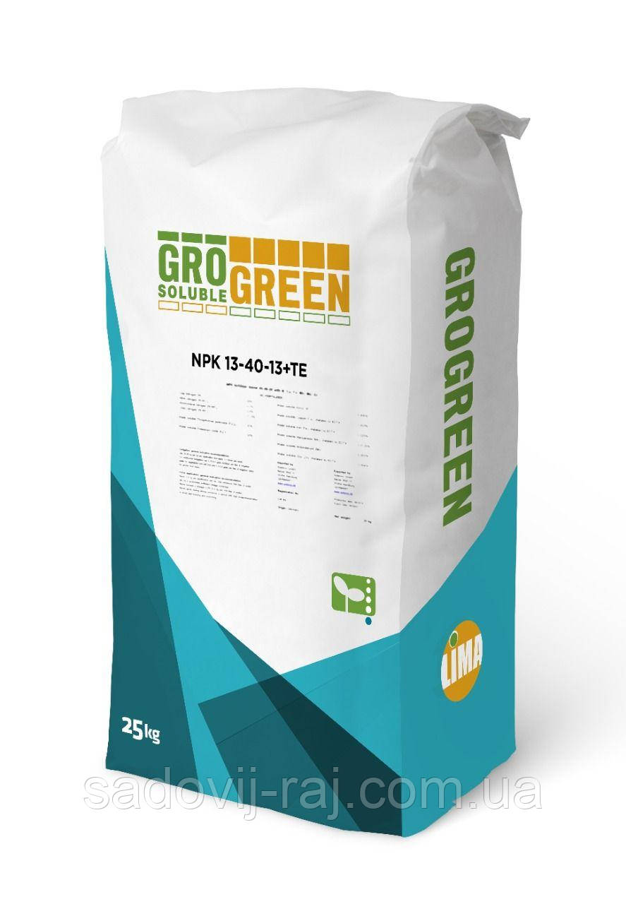 Добриво GroGreen NPK 13-40-13+TE 25 кг Lima Бельгія