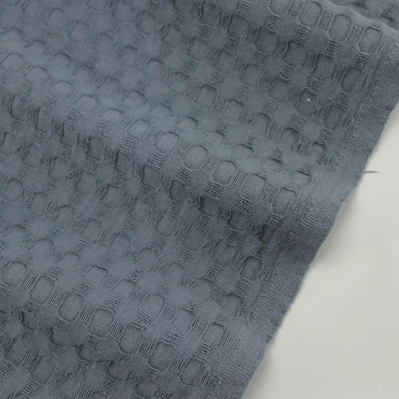 Ткань "Бельгийская вафелька" цвет графит № VH-37, фото 1